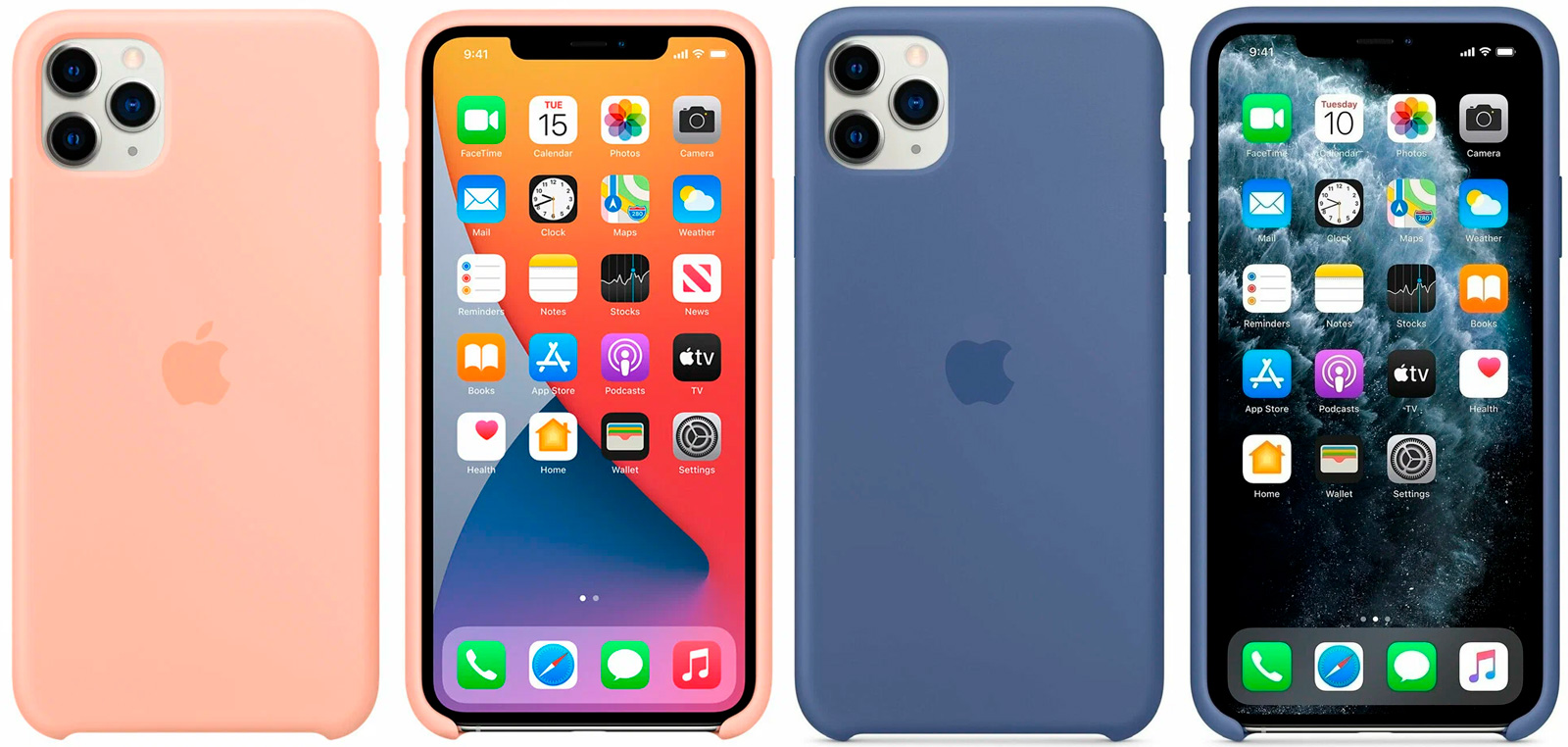 Силиконовые чехлы для смартфона Apple iPhone 11 купить