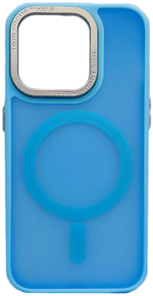 Чехол для iPhone 15 Pro EDIVIA Sleek Design with MagSafe, голубой