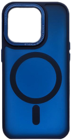 Чехол для iPhone 15 Pro Max EDIVIA Sleek Design with MagSafe, синий