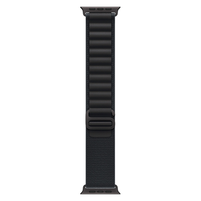 Apple Watch Ultra 3 49mm Black Titanium Case with Black Alpine Loop L
