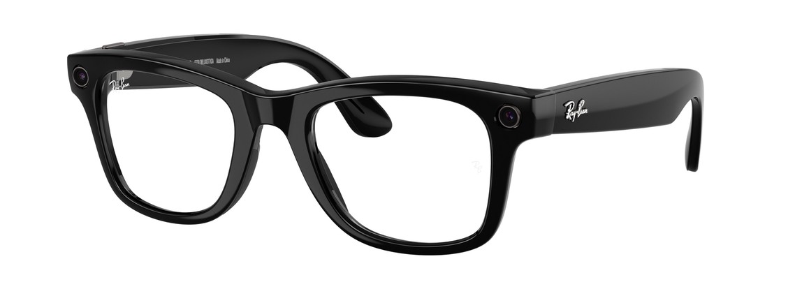 Смарт-очки Ray-Ban Wayfarer (Gen 2) Shiny Black Transitions Graphite Green M