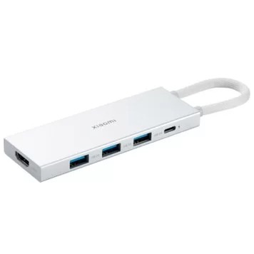 Адаптер для MacBook Xiaomi Type-C 5 in 1 USB3.0 HDMI 4K PD100W