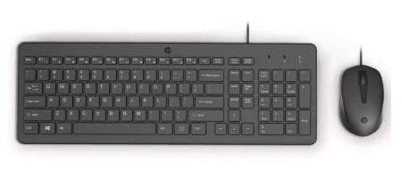 Клавиатура и мышь HP 150, черный
