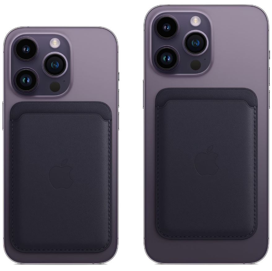 Кардхолдер для Apple iPhone Leather Wallet MagSafe (Анимация), Ink