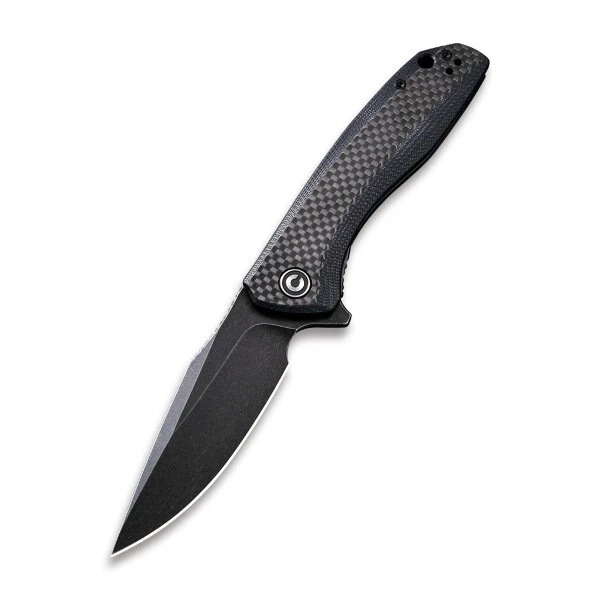 Складной нож CIVIVI Baklash Steel Black Stonewashed Handle G10, черный карбон
