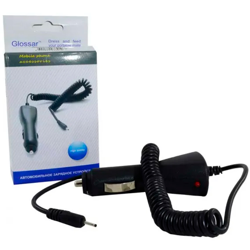 Автомобильное зарядное устройство Glossar Nokia 6101, черный