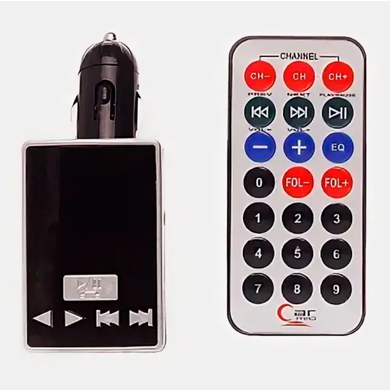 Автомобильная зарядное устройство+FM Transmitter M-736, black