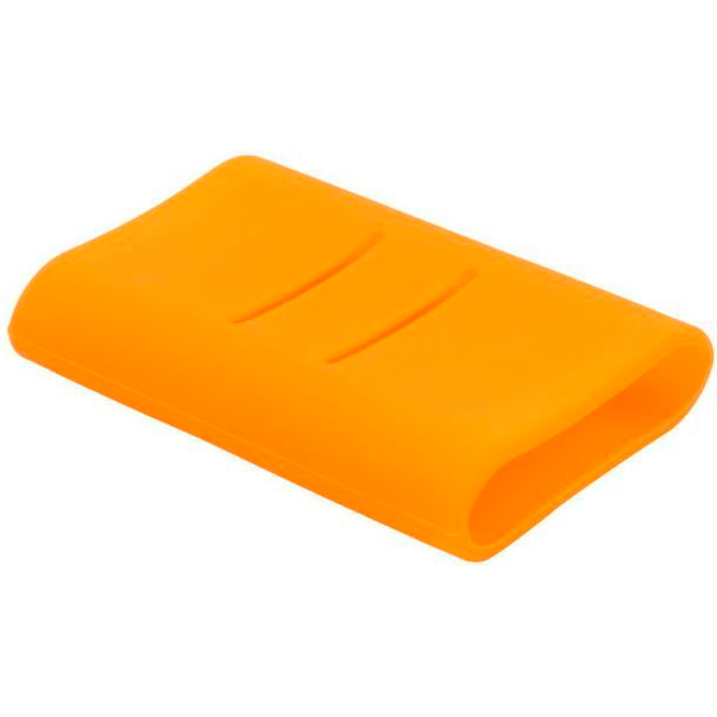 Чехол силиконовый для Xiaomi Power bank 5000 Slim, оранжевый