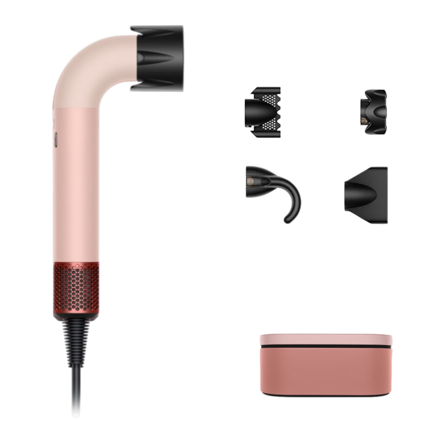 Фен Dyson Supersonic R Straight+Wavy Gift Edition, Kanzan Pink