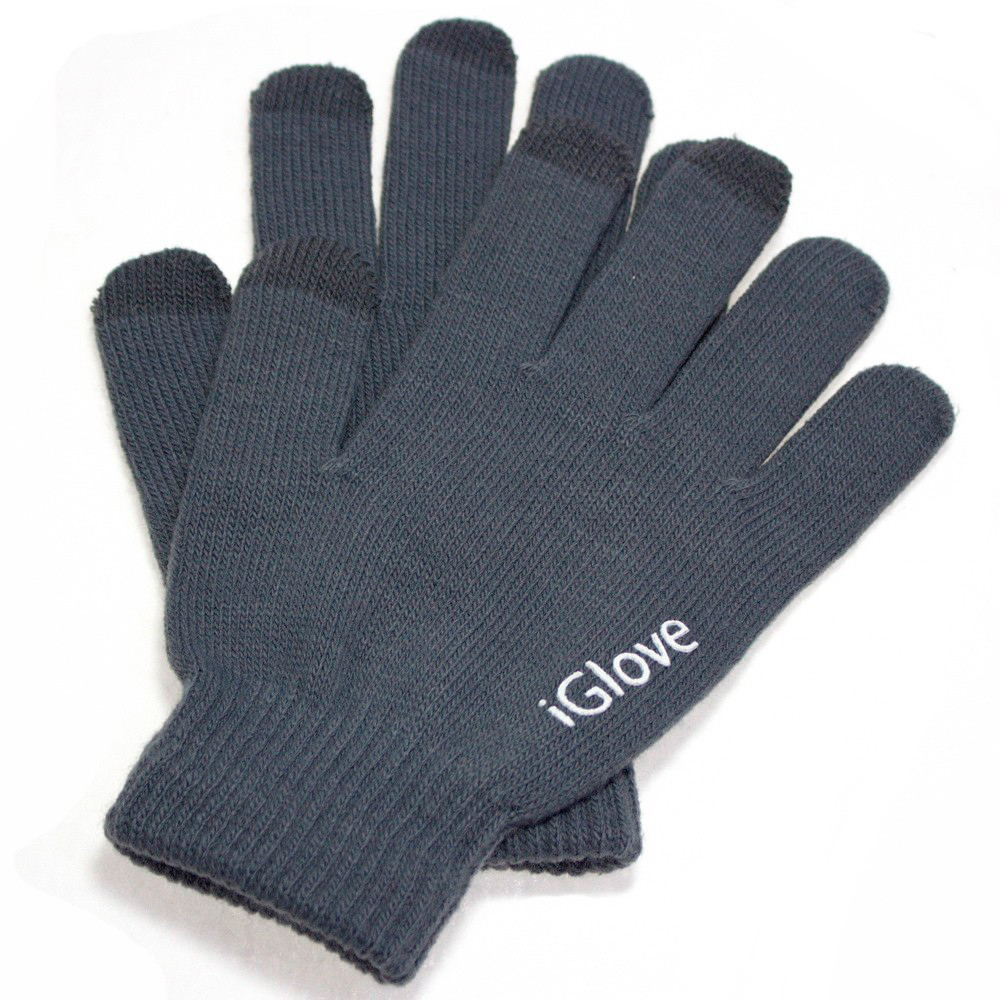 Перчатки для сенсорных экранов iGlove FO Touch Gloves, темно-серый