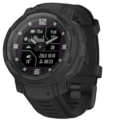 Умные часы Garmin Instinct Crossover Solar - Tactical Edition, Black