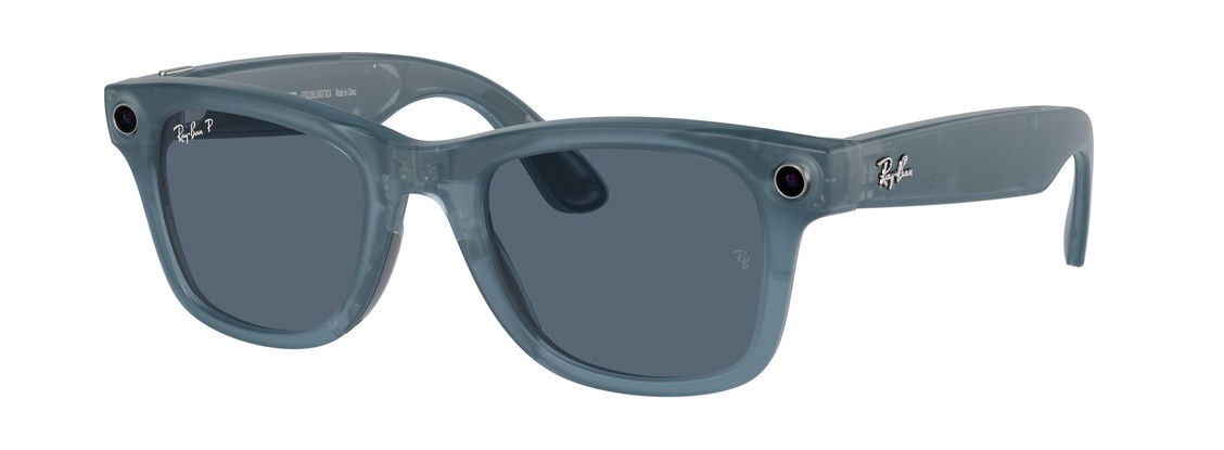 Смарт-очки Ray-Ban Wayfarer Jeans Polar Gradient Dusty Blue L