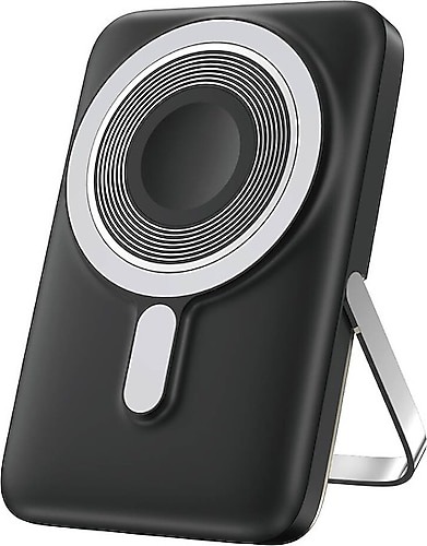 Беспроводное зарядное устройство c аккумулятором WIWU P018 Magnetic Power Bank Elit 10000мАч, черный