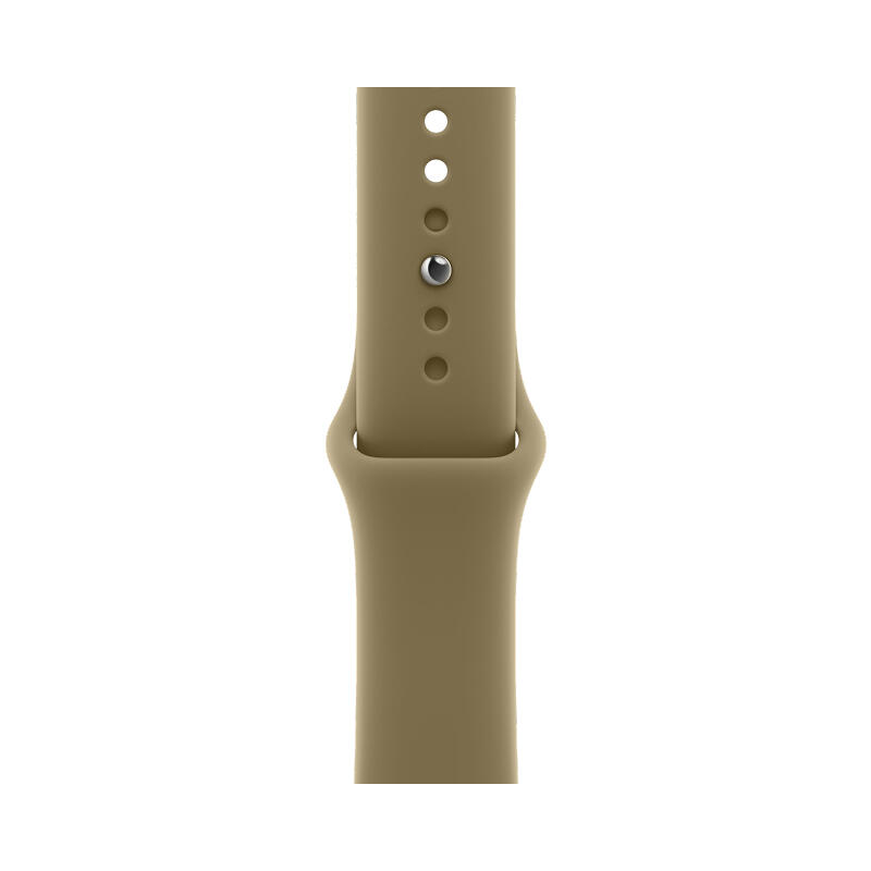 Apple Watch Series 12 42mm Dark Bronze Aluminum Case with Olive Sport Band M/L