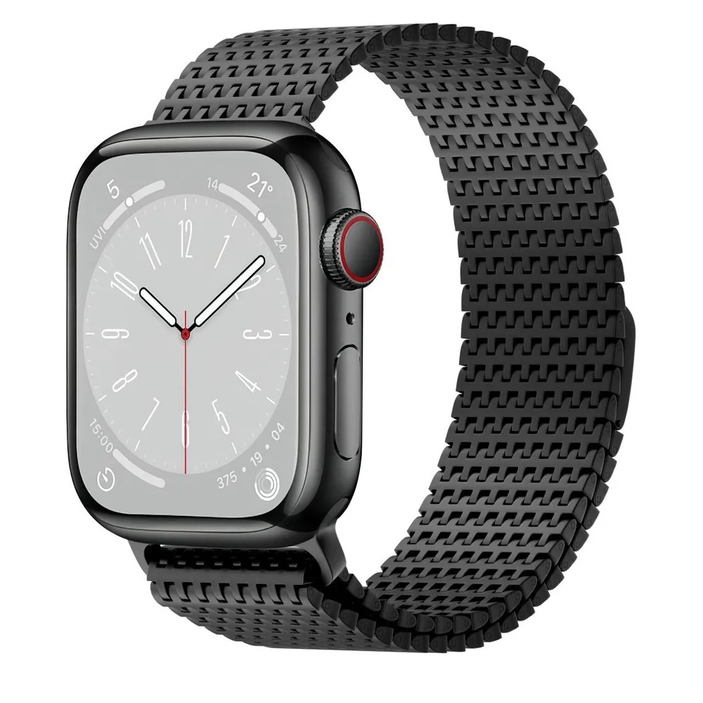 Ремешок для Apple Watch WIWU 42/44/45/49mm Domino Band, черный