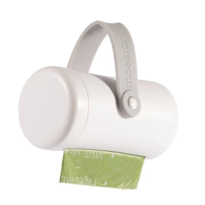 Холдер для пакетов Moestar Pet Poop Bag, белый