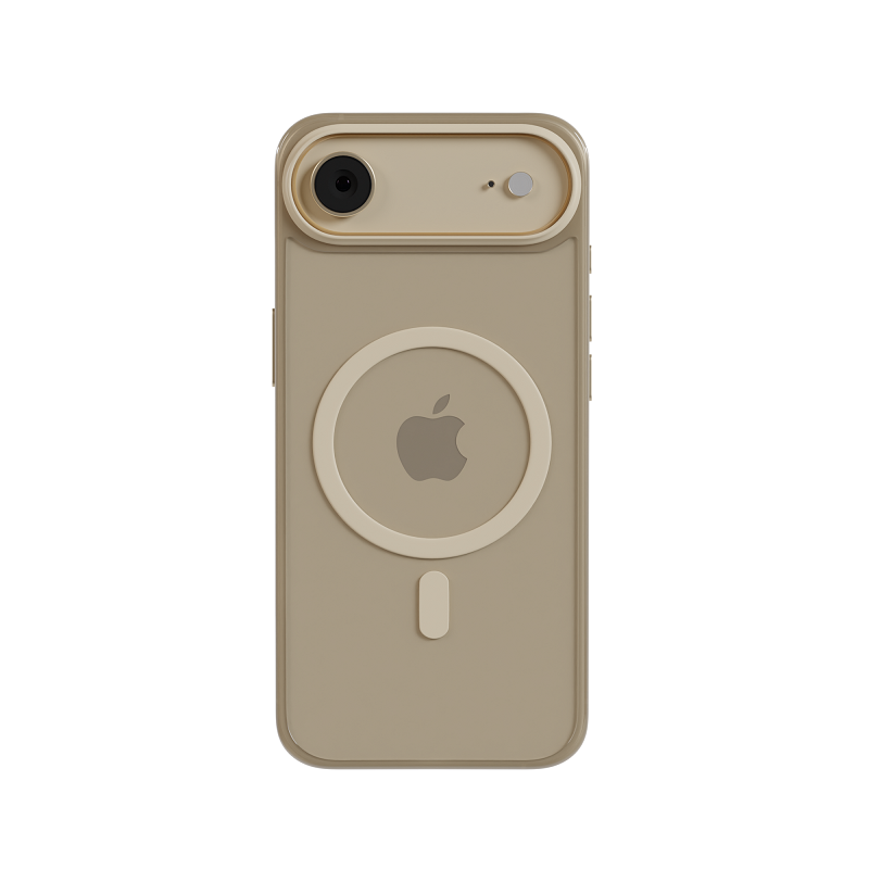 Чехол для iPhone 17 Air AceCase Crystal Shield, Beige