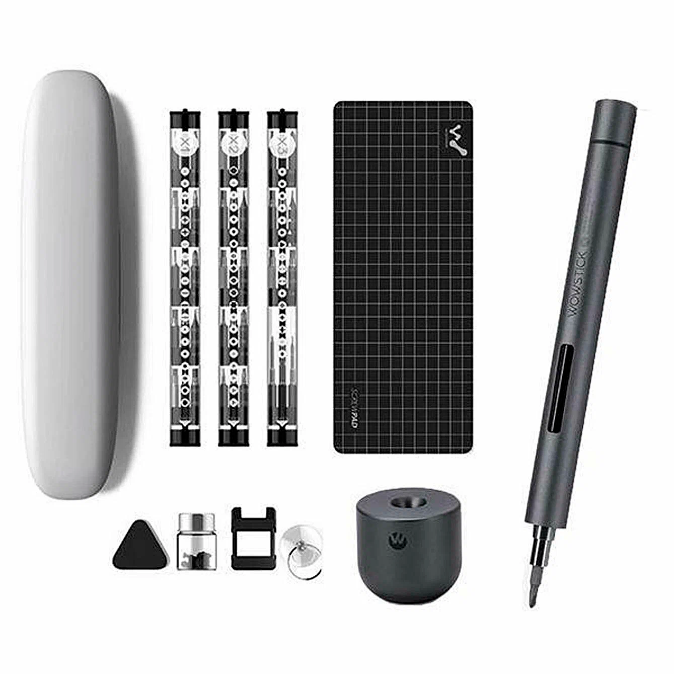 Отвертка электрическая Xiaomi Wowstick 1F+69 в 1, серый