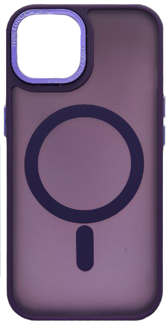 Чехол для iPhone 15 EDIVIA Sleek Design with MagSafe, фиолетовый