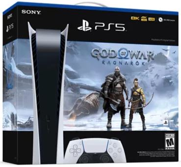 Игровая приставка Sony PlayStation 5 (PS5) Digital Edition + «God of War Ragnarok»