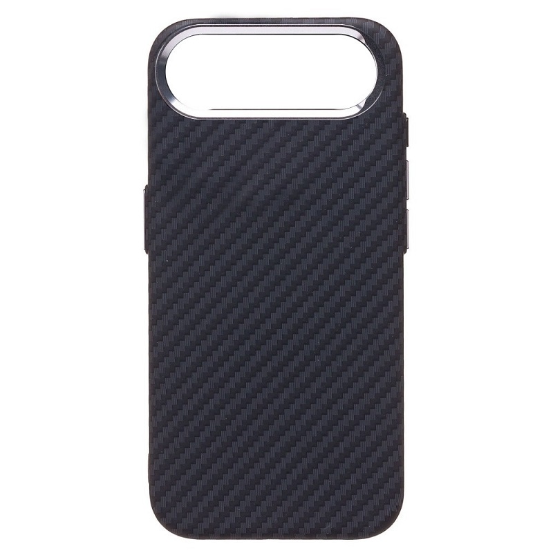 Чехол для iPhone 17 Air Luxo Carbon Life+ with MagSafe, черный