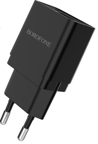 Зарядное устройство Borofone 10W, 2.1A, черный