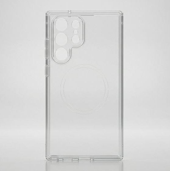 Чехол для Samsung S26 Ultra силиконовый, прозрачный