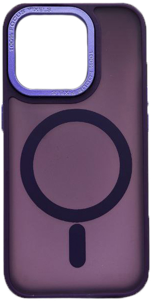 Чехол для iPhone 15 Pro EDIVIA Sleek Design with MagSafe, фиолетовый