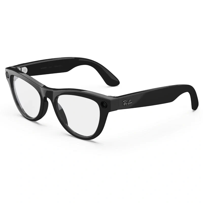 Смарт-очки Ray-Ban Skyler Shine Black Clear S52