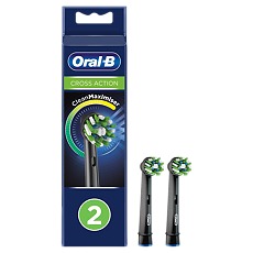 Насадки для зубной щетки Oral-B Cross Action CleanMaximizer (2 шт.), черный