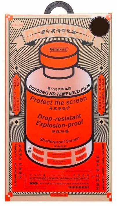 Защитное стекло Remax для iPhone 15 Pro Max Defense, черная рамка