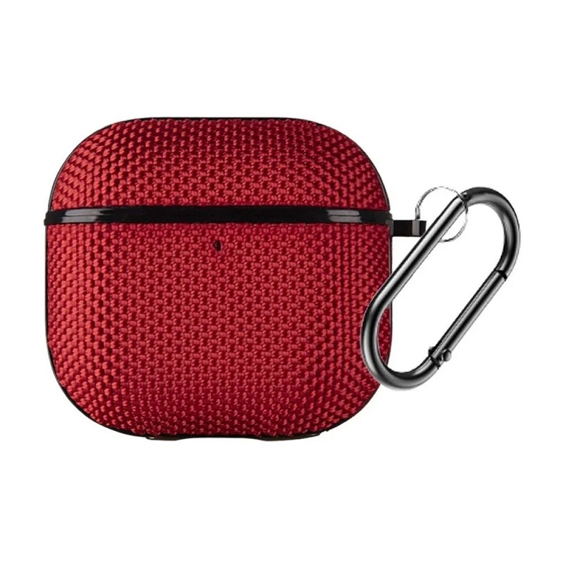 Чехол для AirPods 4 Nylon, красный