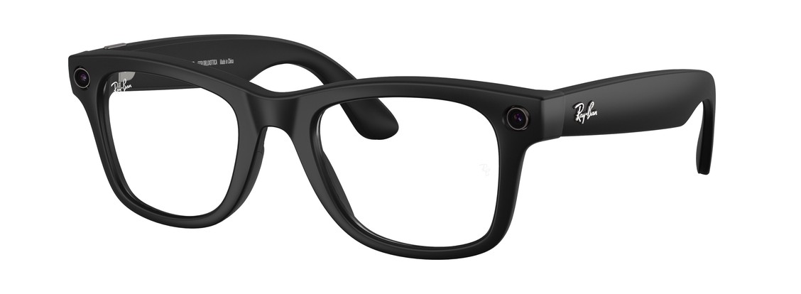 Смарт-очки Ray-Ban Wayfarer (Gen 2) Matte Black Clear L