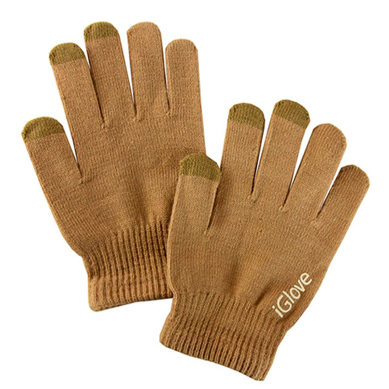 Перчатки для сенсорных экранов iGlove FO Touch Gloves, коричневый