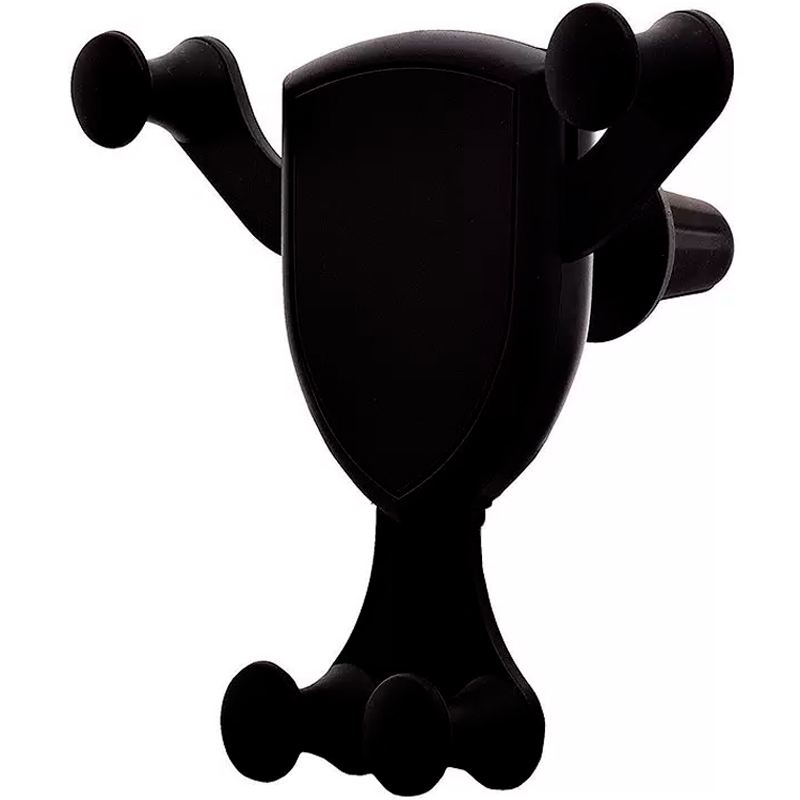 Автомобильный держатель для телефона с беспроводной быстрой зарядкой CW (003) 5V, black