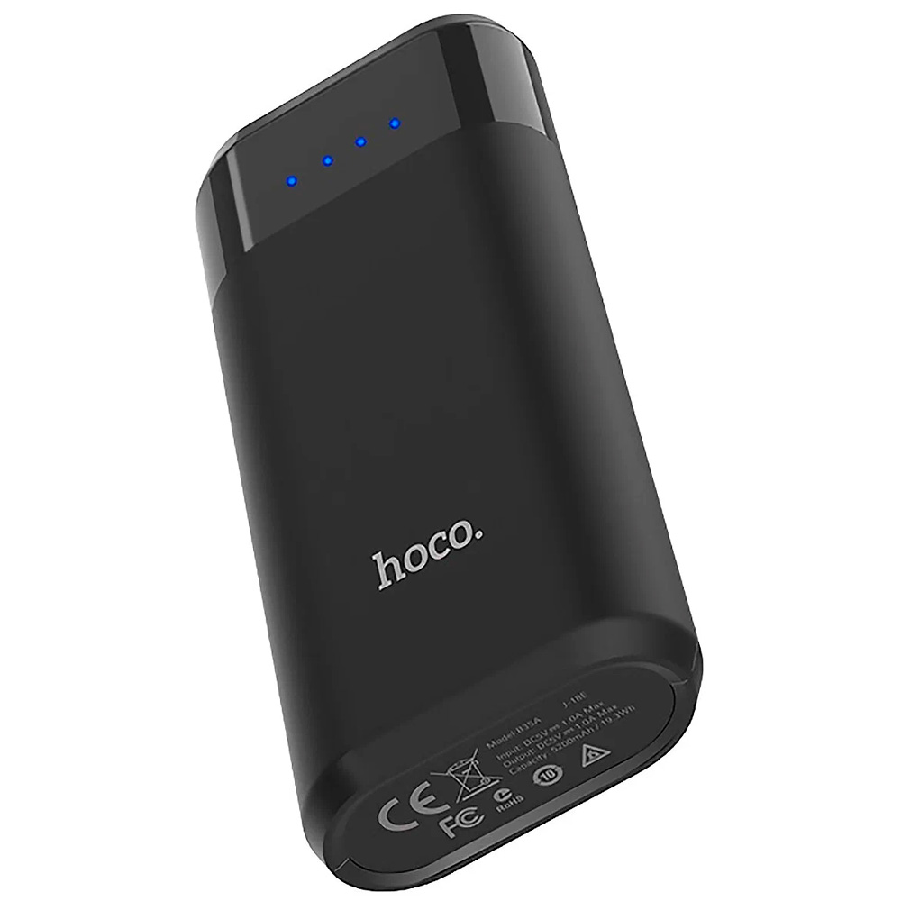 Аккумулятор внешний Hoco B35A 5200mAh, черный