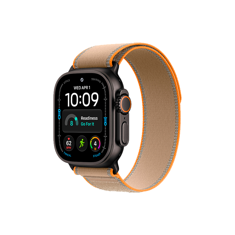 Apple Watch Ultra 4 49mm Black Titanium Case with Sand Trail Loop M/L