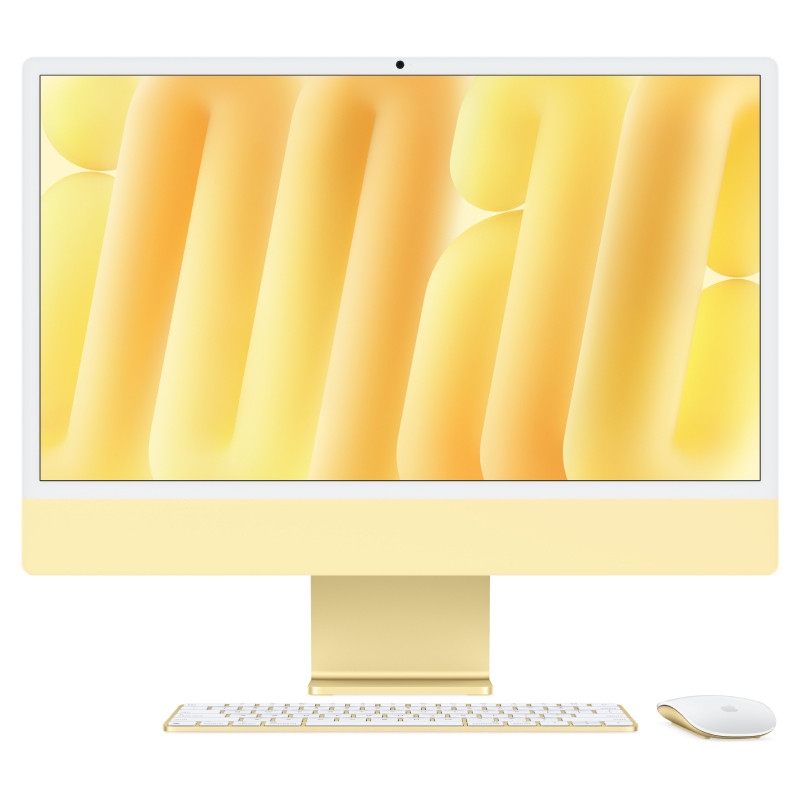 Моноблок Apple iMac 24" 2024 M4 16GB/256GB 10CPU/10GPU MWUW3, Yellow