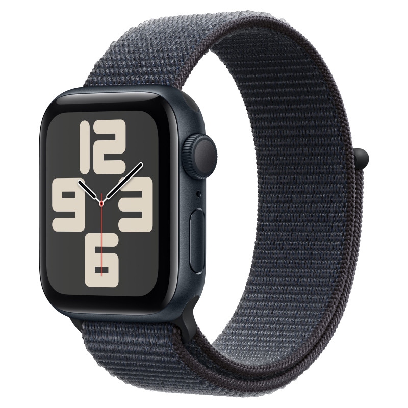 Apple Watch SE 2024 40mm Midnight Aluminum Case Midnight Sport Loop