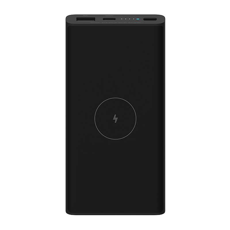 Аккумулятор внешний беспроводной Xiaomi Wireless Power Bank Youth Edition, 10000 mAh, черный
