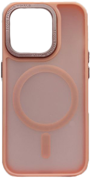 Чехол для iPhone 15 Pro EDIVIA Sleek Design with MagSafe, розовый