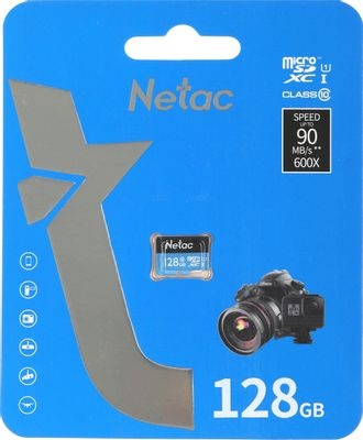 Карта памяти MicroSD Netac 128GB