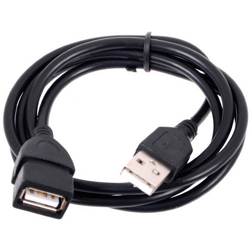 Удлинитель USB 5м, черный