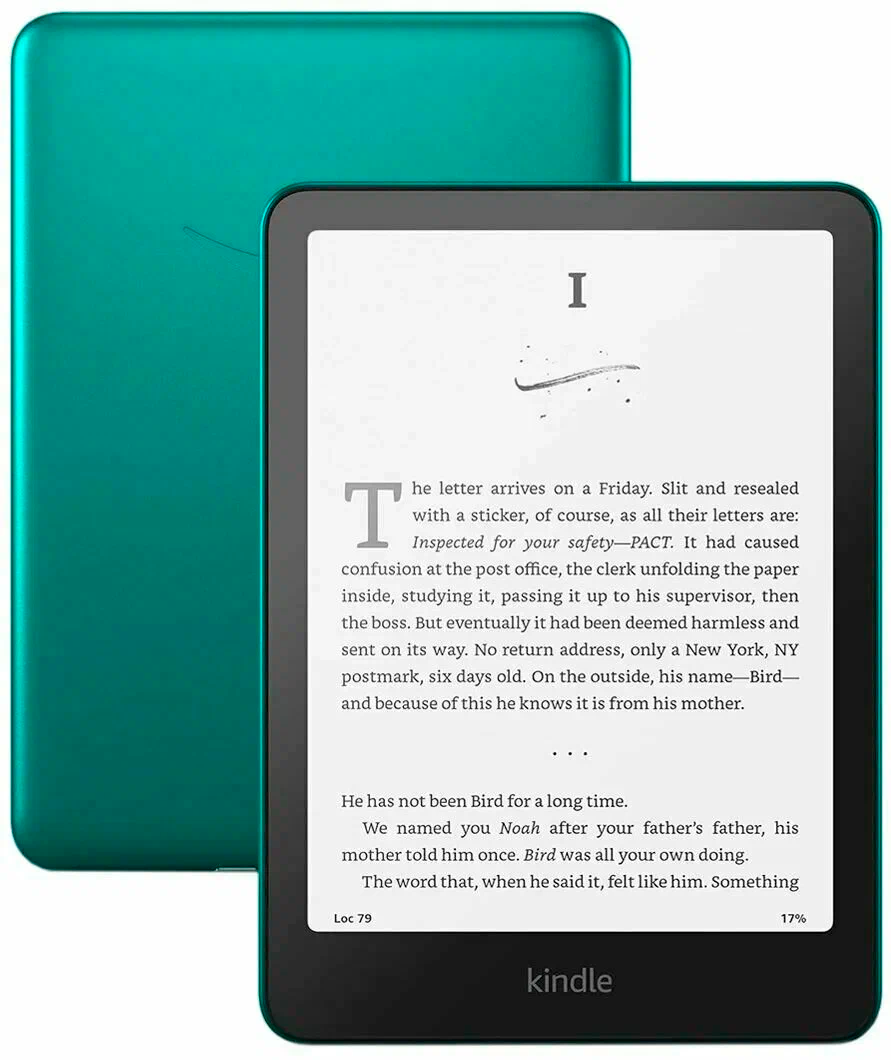 Электронная книга 7" Amazon Kindle Paperwhite Signature Edition Gen 12 | 32GB 2024, Metallic Jade