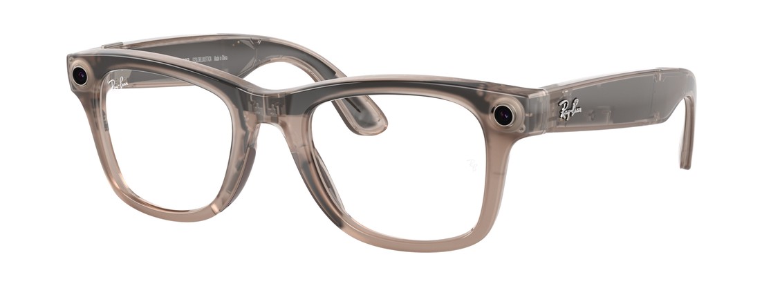 Смарт-очки Ray-Ban Wayfarer Warm Stone Transitions Watermelon Red L