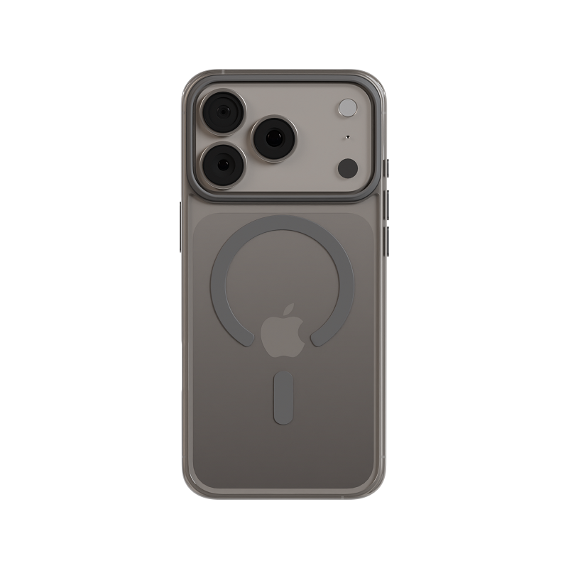 Чехол для iPhone 17 Pro Max AceCase Crystal Shield, Gray
