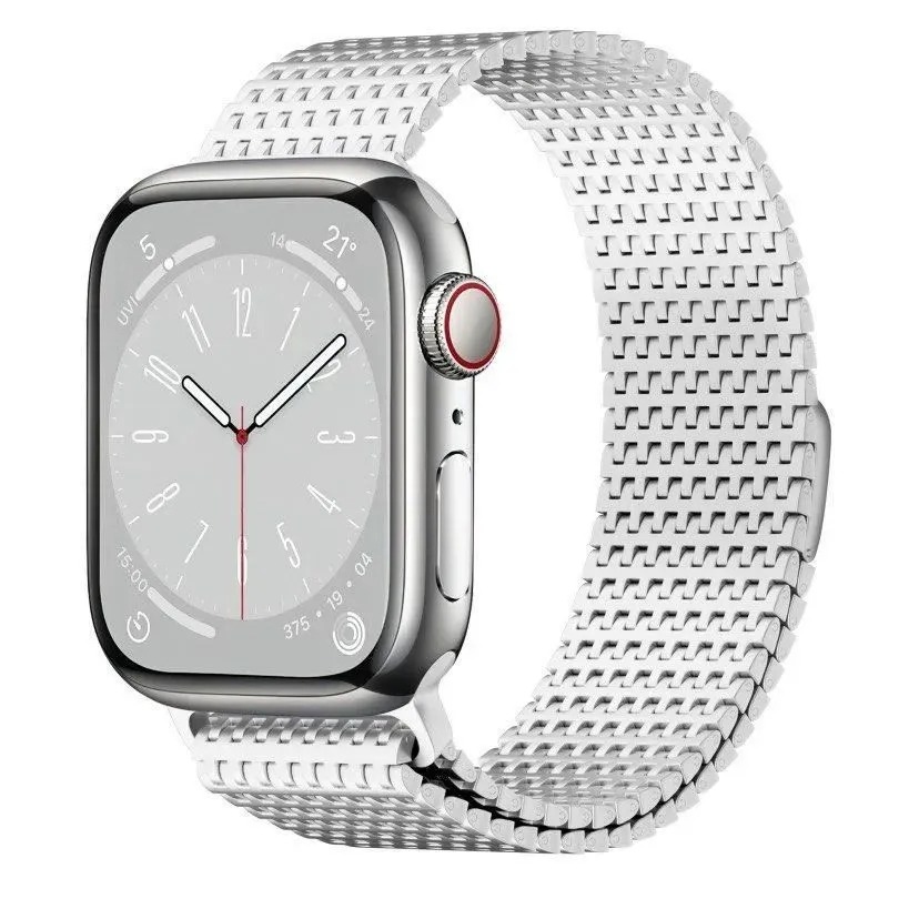 Ремешок для Apple Watch WIWU 38/40/41mm Domino Band, серебряный