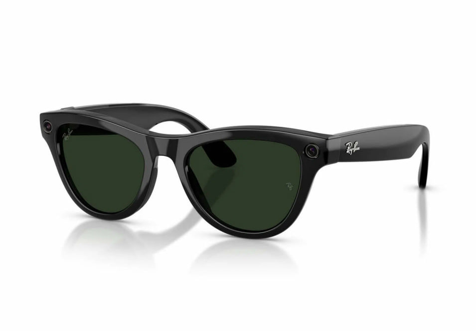 Смарт-очки Ray-Ban Skyler (Gen 2) Shiny Black Transitions Graph Green S52