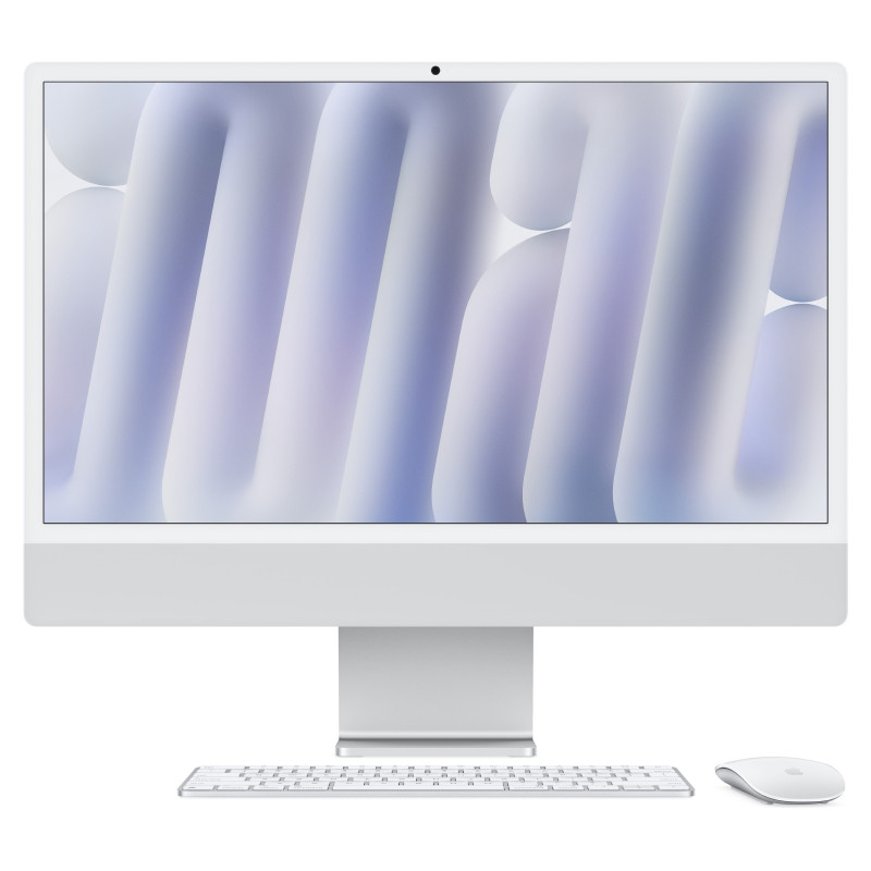 Моноблок Apple iMac 24" 2024 M4 24GB/512GB 10CPU/10GPU MCR24, Silver