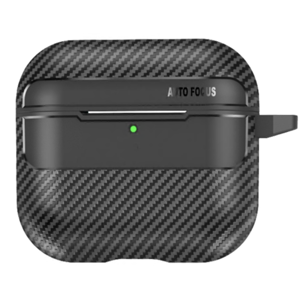 Чехол для AirPods 4 Carbon, черный